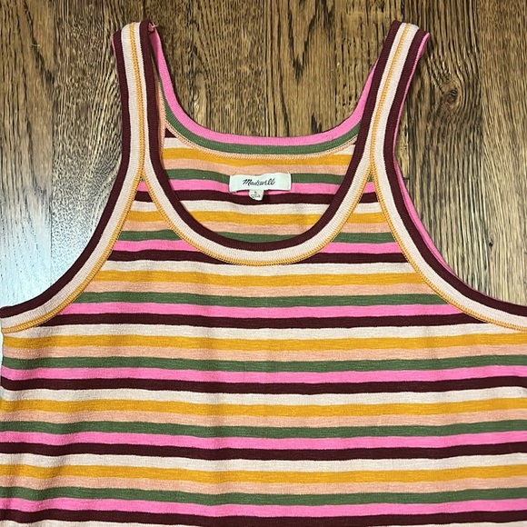 NWOT MADEWELL STRIPE TANK - Picture 2 of 3